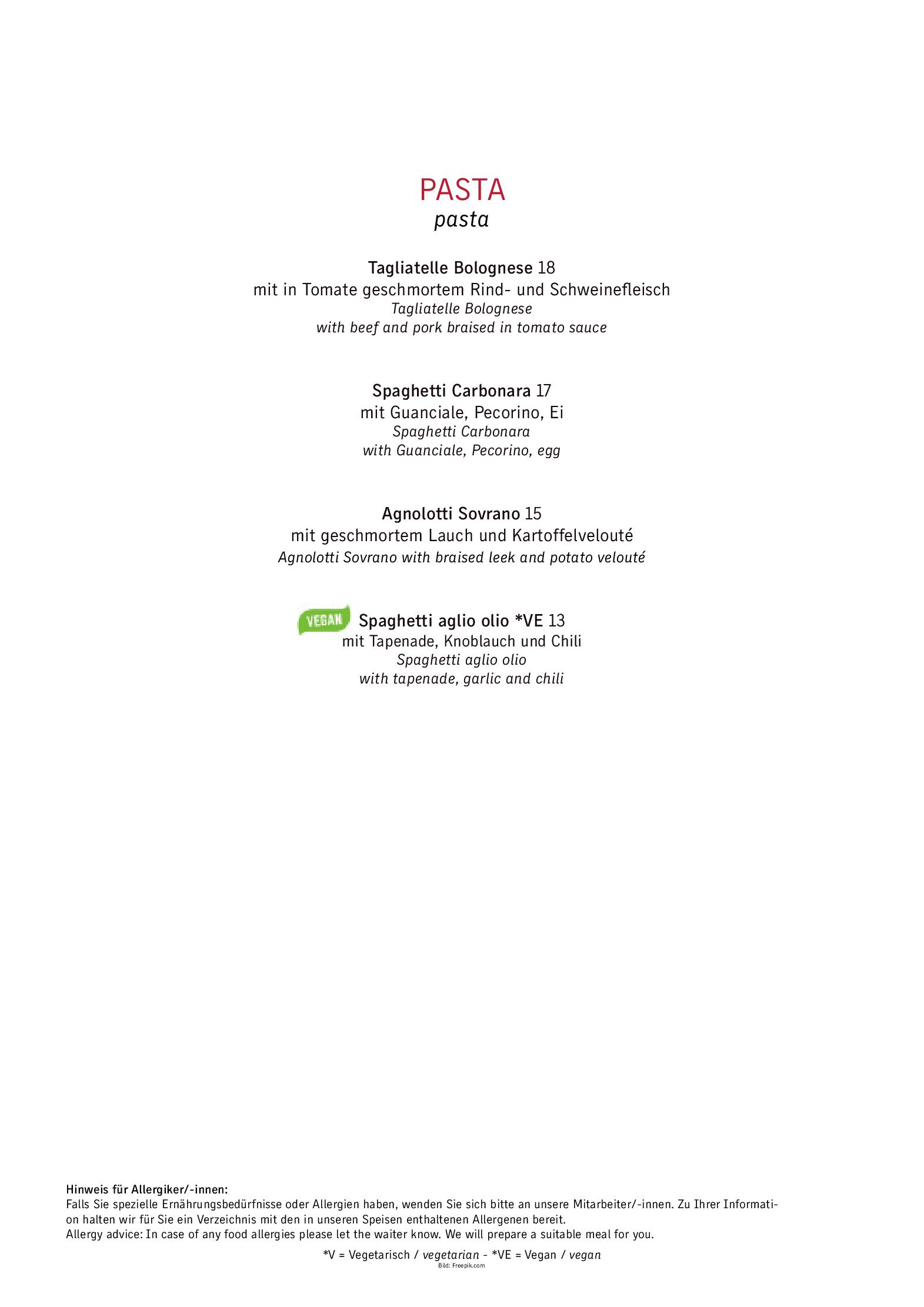 Speisekarte Restaurant musics in Kempten, Seite 9