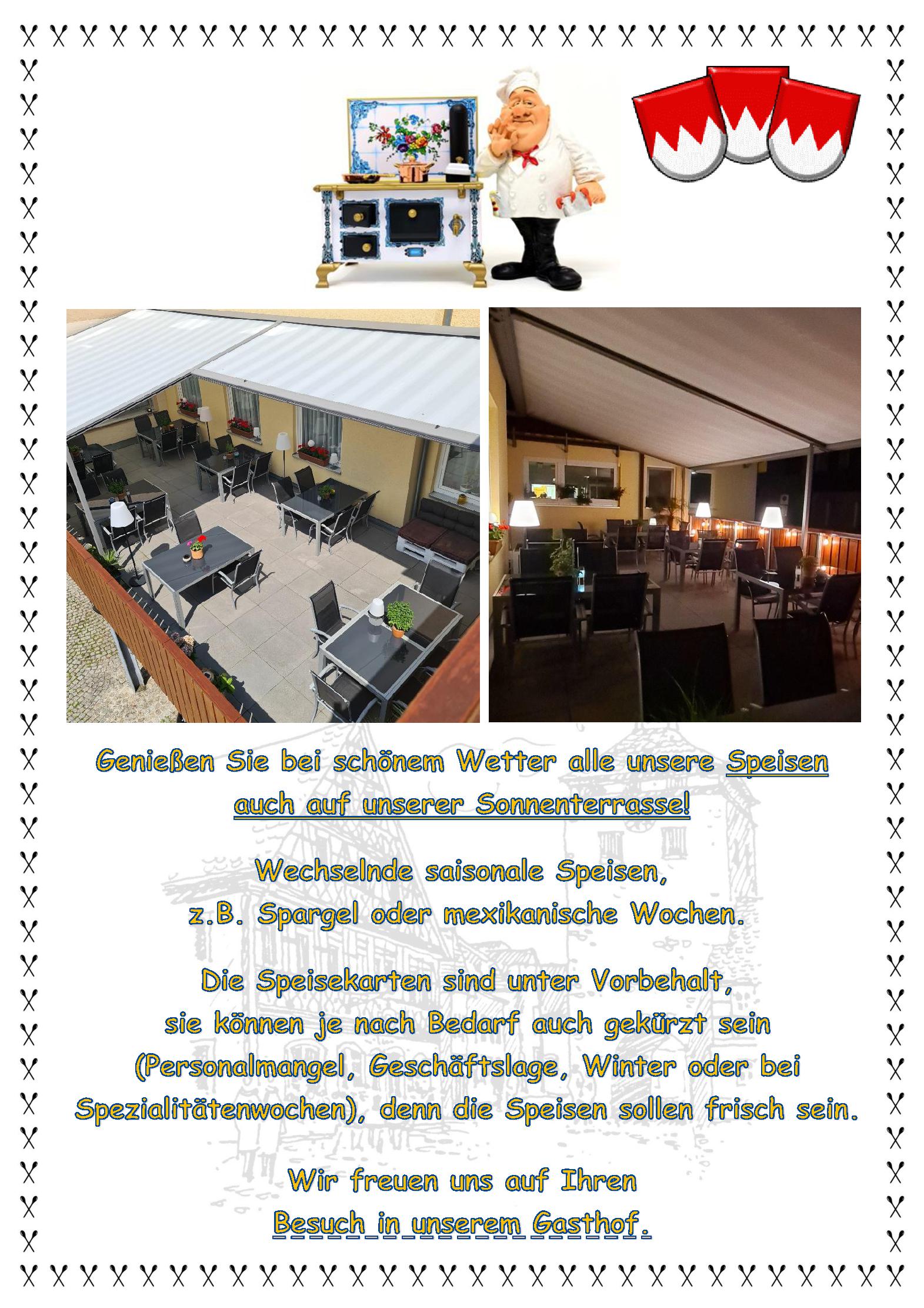 Speisekarte Gasthof Krone - Lax in Scheinfeld, Seite 2
