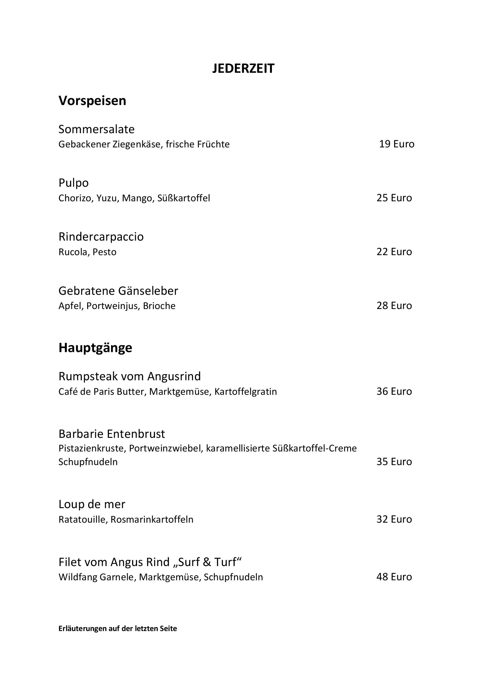 Speisekarte Zum Riesen in Kandel, Seite 7