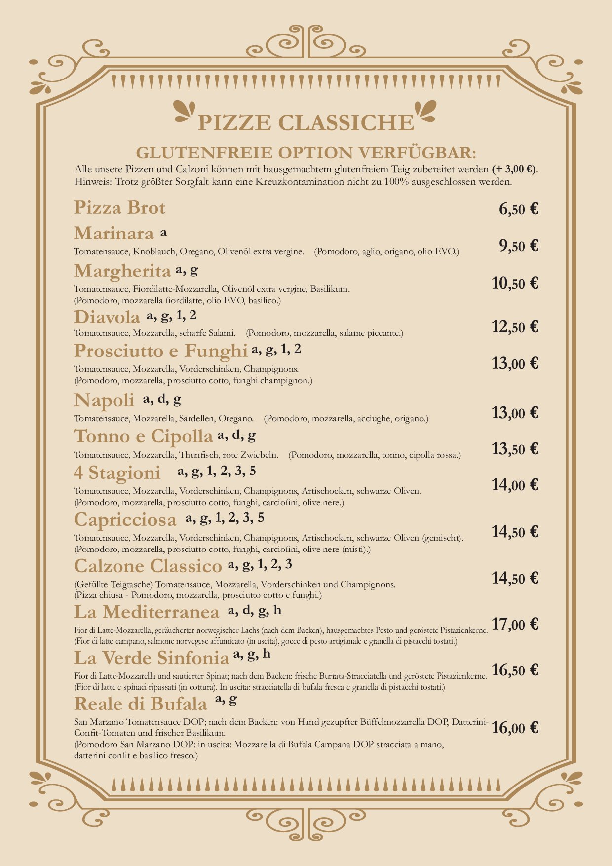 Speisekarte Momenti Italiani in Erlangen, Seite 11