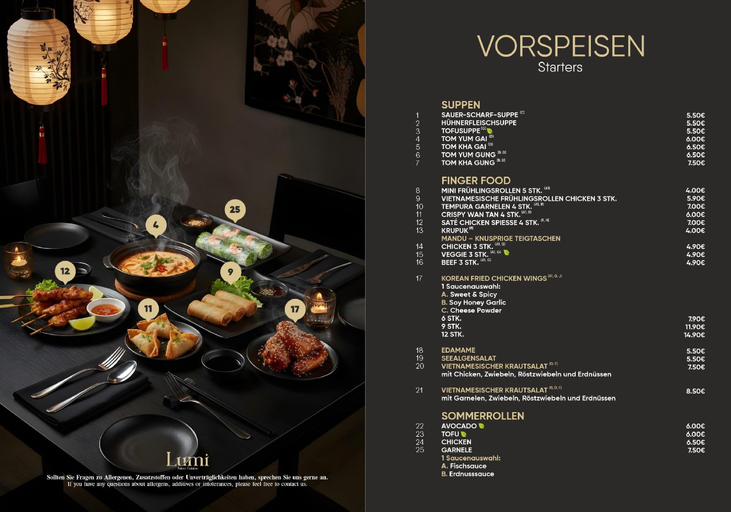 Speisekarte Lumi Asian Cuisine in München, Seite 4