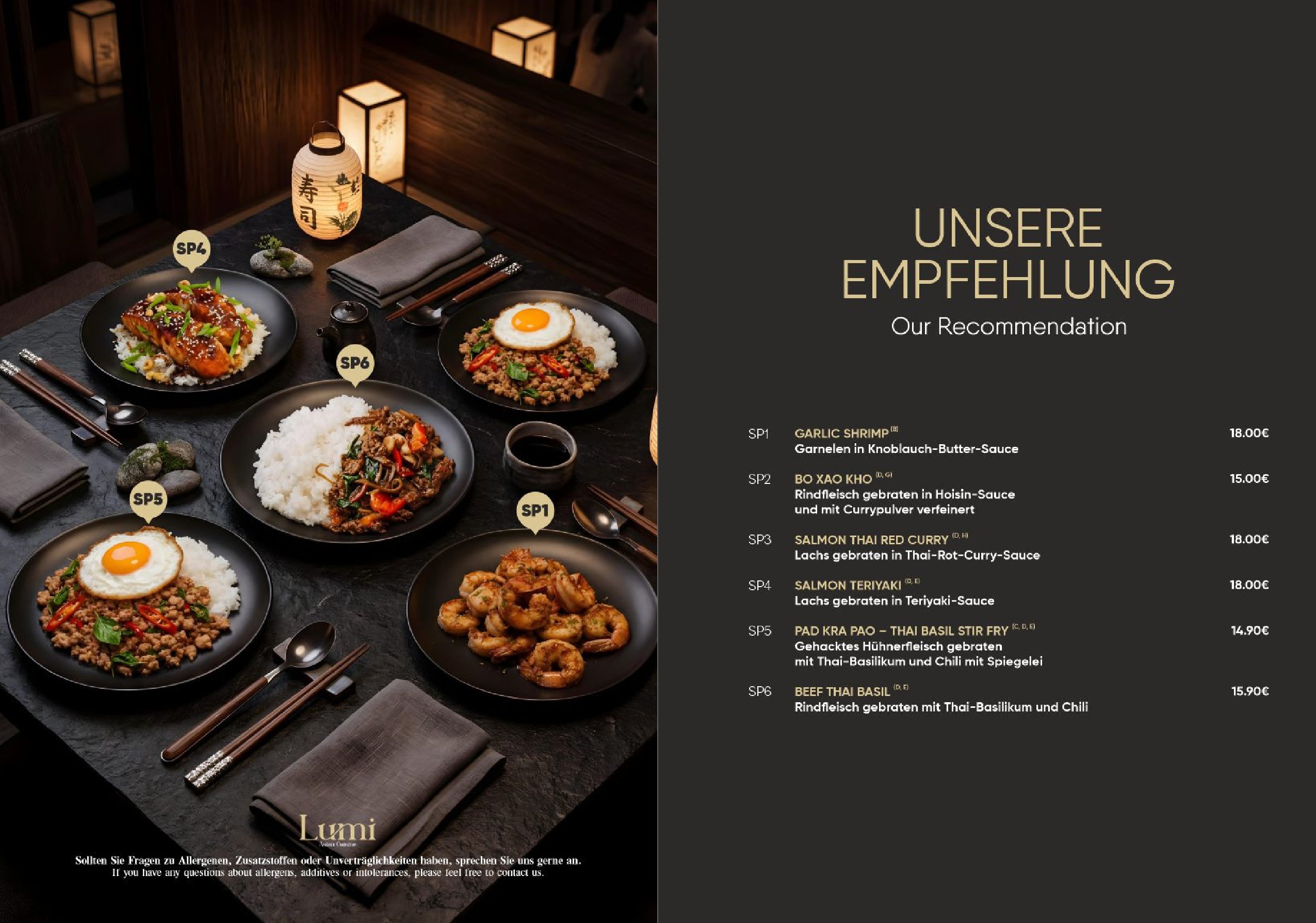 Speisekarte Lumi Asian Cuisine in München, Seite 9