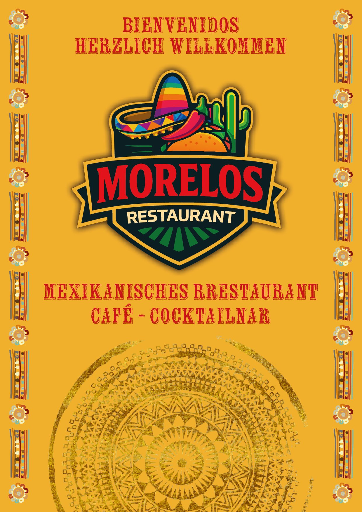 Speisekarte Morelos Restaurant Pankow in Berlin, Seite 1