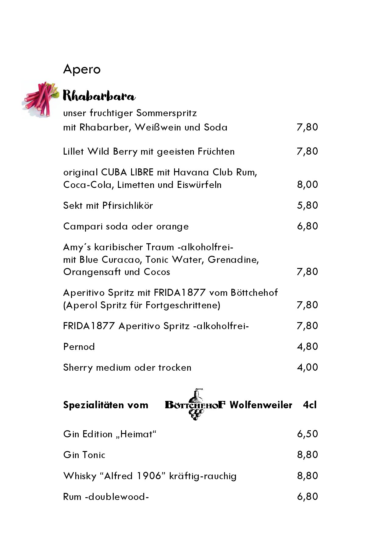 Speisekarte Hotel-Restaurant zum Ochsen in Schallstadt, Seite 12