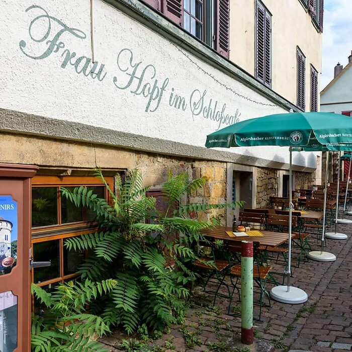 Frau Hopf im Schloßcafé in Tübingen, Foto 30