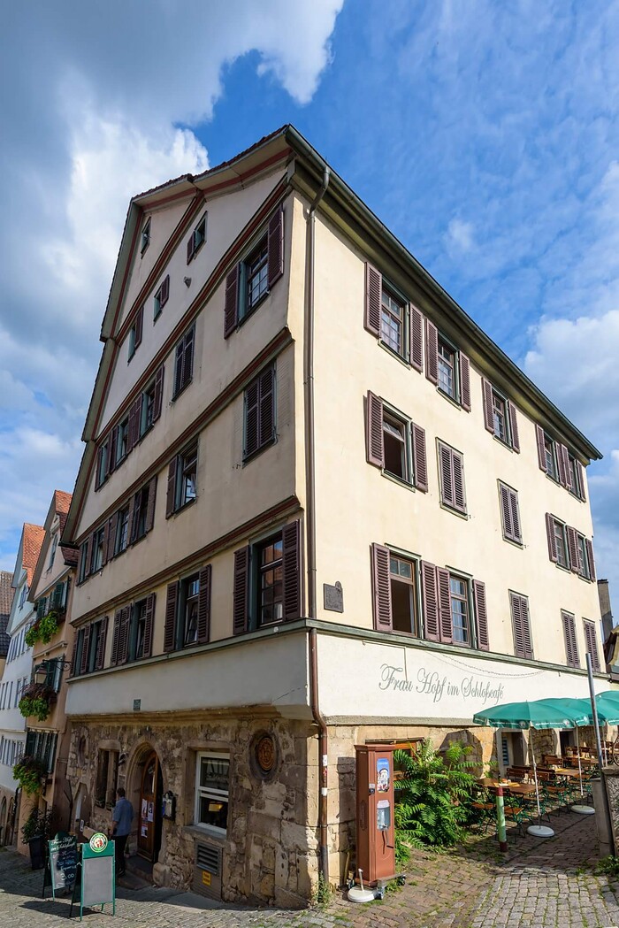 Frau Hopf im Schloßcafé in Tübingen, Foto 29
