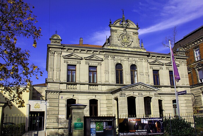 Kulturforum Logenhaus - Biergarten im Logenhof in Erlangen, Foto 3