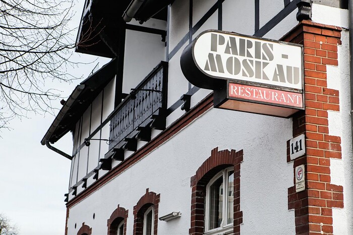 Speisekarte Restaurant Paris Moskau in Berlin