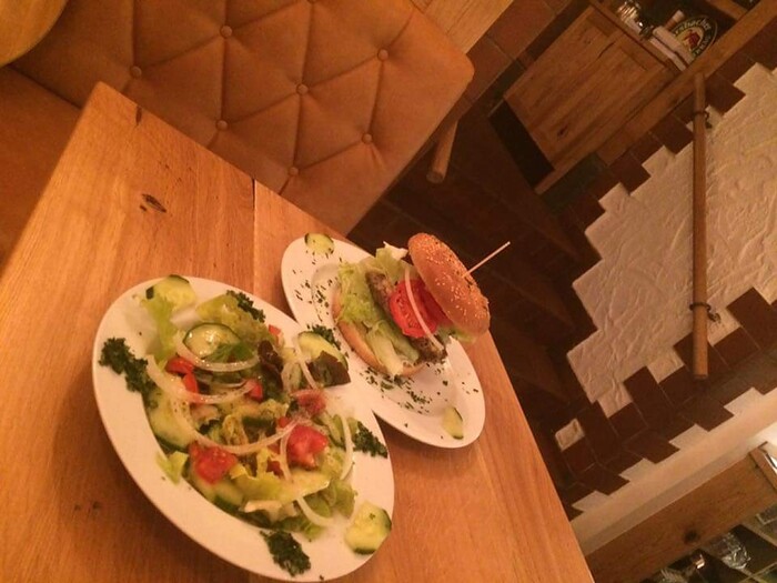 Frau Hopf im Schloßcafé in Tübingen, Foto 94