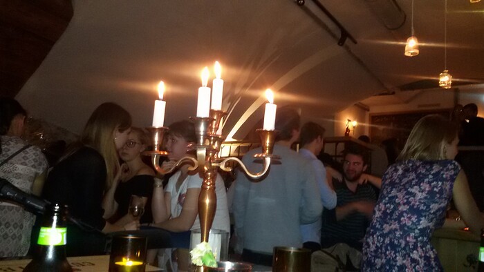 Frau Hopf im Schloßcafé in Tübingen, Foto 86