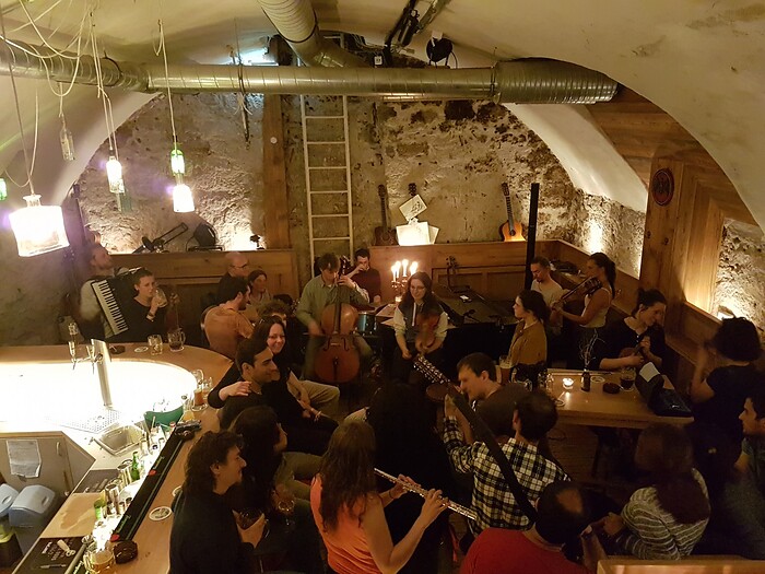 Frau Hopf im Schloßcafé in Tübingen, Foto 83