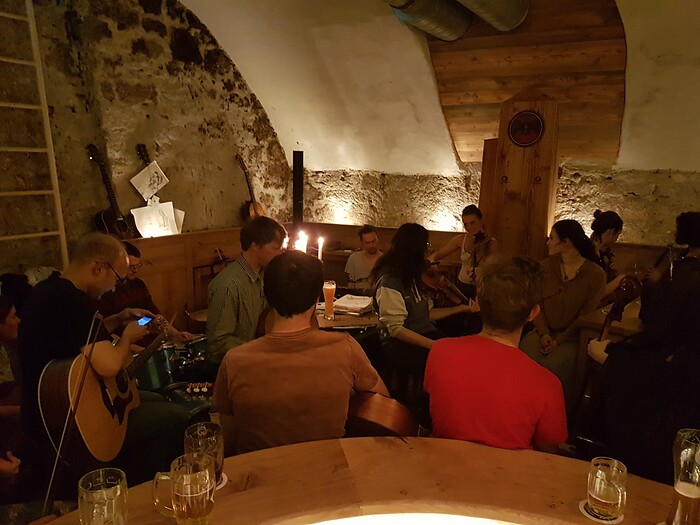 Frau Hopf im Schloßcafé in Tübingen, Foto 82
