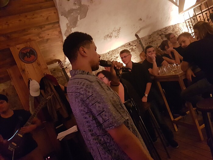Frau Hopf im Schloßcafé in Tübingen, Foto 79