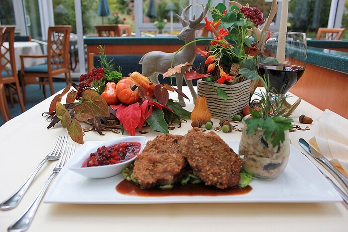Restaurant blaue Ente im Waldhotel Schäferberg in Espenau, Foto 8