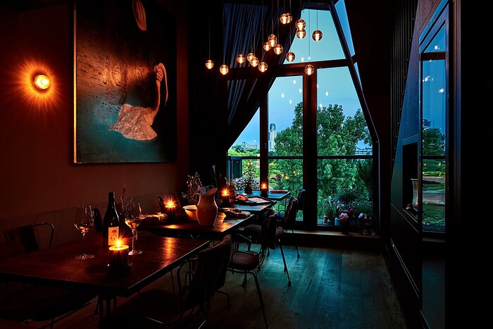 Restaurant Seven Swans in Frankfurt am Main