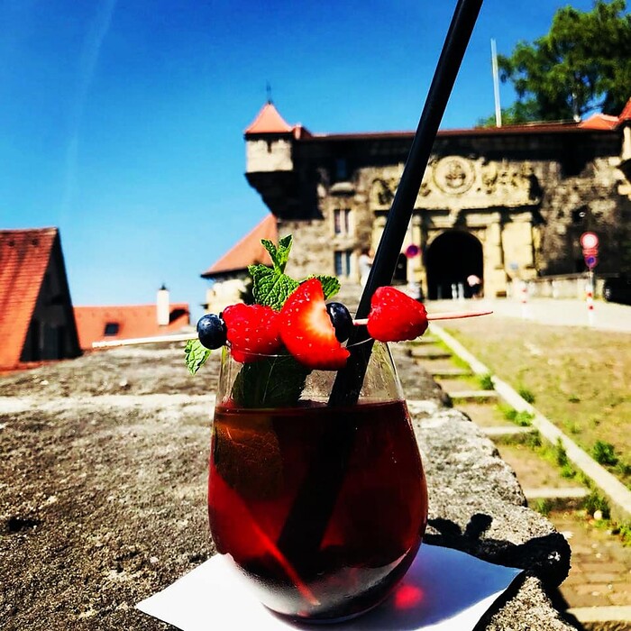 Frau Hopf im Schloßcafé in Tübingen, Foto 44