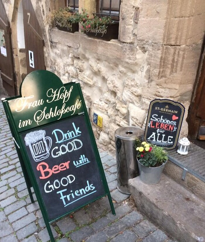 Frau Hopf im Schloßcafé in Tübingen, Foto 87