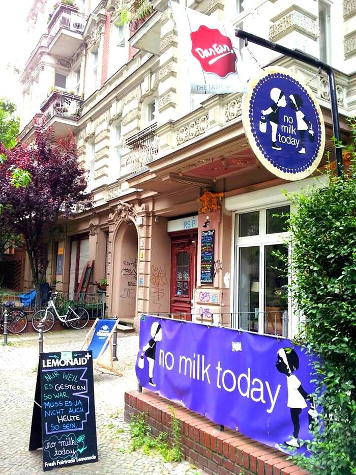 Restaurant no milk today in Berlin