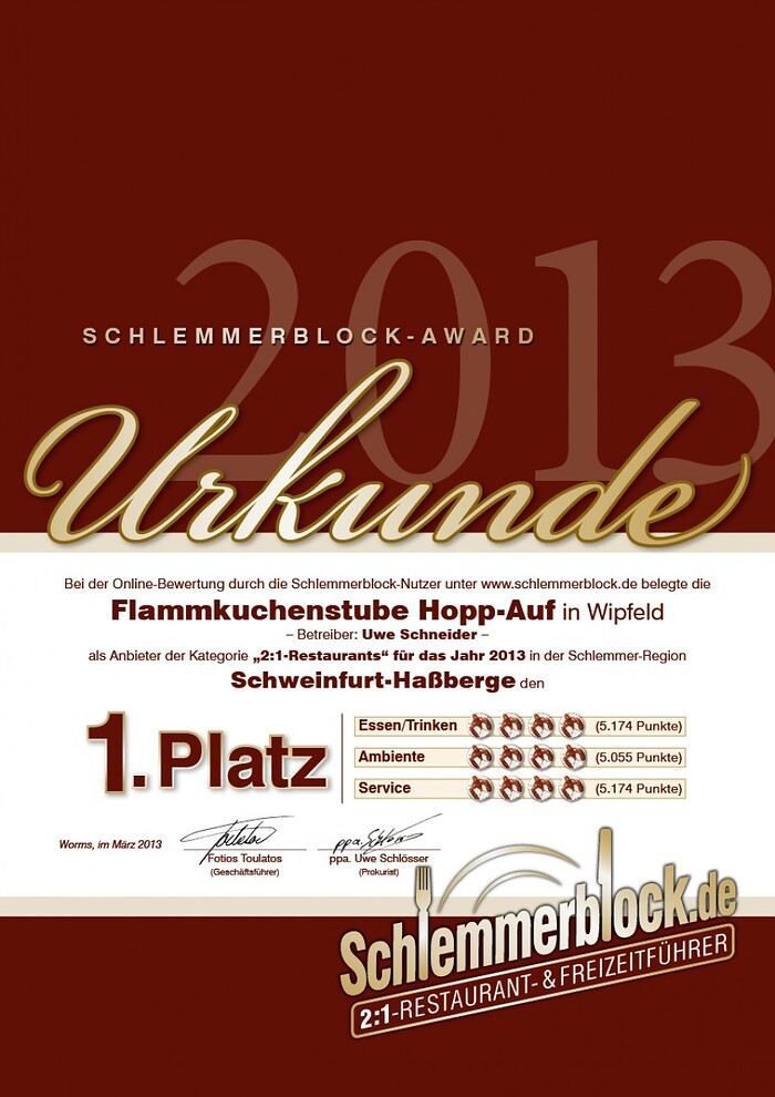 Flammkuchenstube Hopp-Auf in Wipfeld, Foto 3