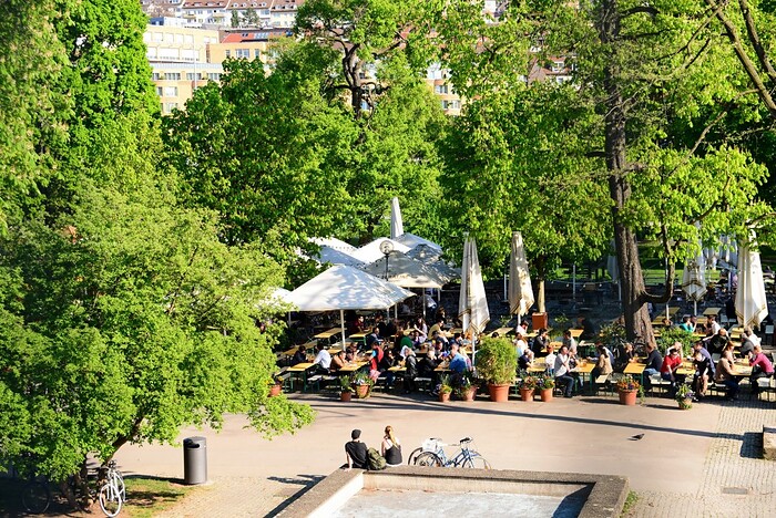 Restaurant Biergarten im Schlossgarten in Stuttgart