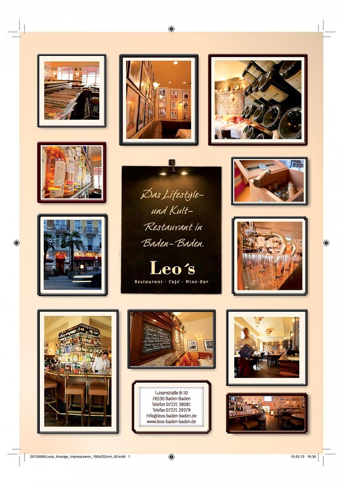 Leo's Café Restaurant Wine-Bar in Baden-Baden