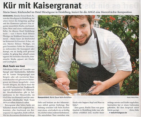 Le Gourmet im Hotel Die Hirschgasse in Heidelberg, Foto 4