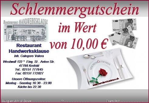 Restaurant Handwerksklause in Krefeld, Foto 6