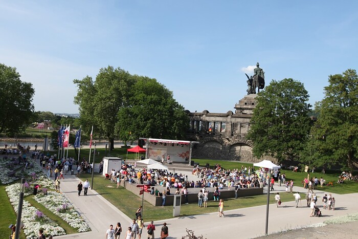 Königsbacher Biergarten am Deutschen Eck in Koblenz, Foto 7