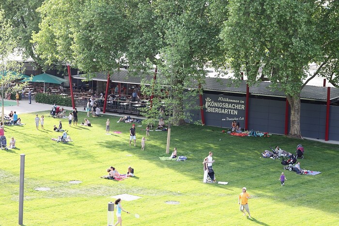 Königsbacher Biergarten am Deutschen Eck in Koblenz, Foto 6