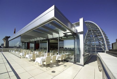 Käfer DACHGARTEN-RESTAURANT im Deutschen Bundestag in Berlin