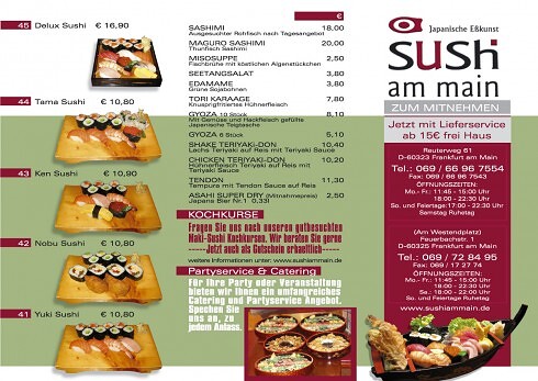 Sushi am Main in Frankfurt am Main, Foto 3