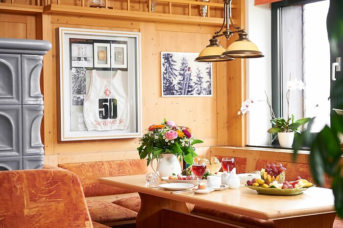 Restaurant im Jens Weißflog Appartementhotel in Oberwiesenthal