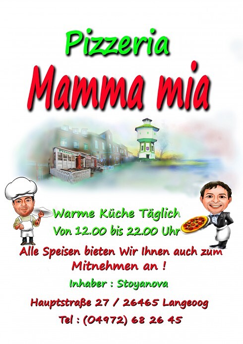 Pizzeria Mamma Mia in Langeoog, Foto 1