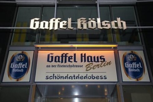 Restaurant Gaffel Haus Berlin an der Friedrichstraße in Berlin
