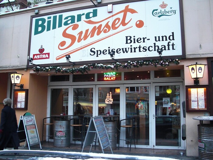 Restaurant Billard Sunset in Hamburg