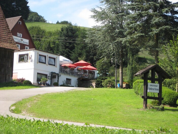 Gasthof zur „GOLDENEN KRONE“ Eiterbach in Heiligkreuzsteinach