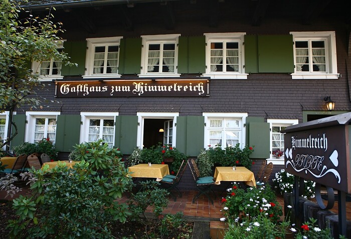 Restaurant Hofgut Himmelreich in Kirchzarten