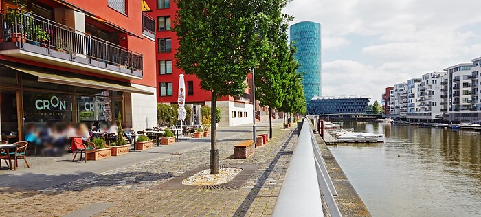 Cron am Hafen in Frankfurt am Main, Foto 8