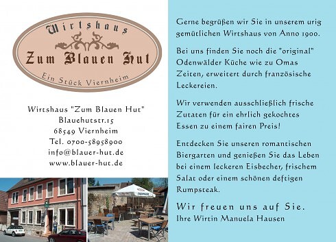 Wirtshaus zum Blauen Hut in Viernheim, Foto 5