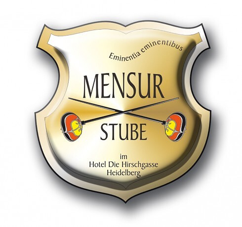Mensurstube im Hotel Hirschgasse in Heidelberg