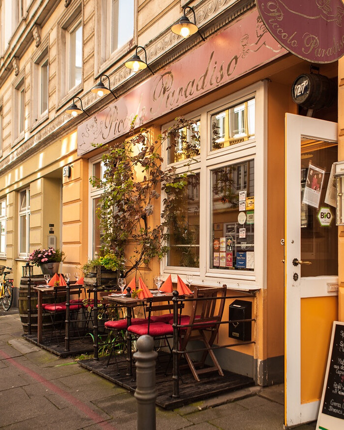 Bio-Restaurant Piccolo Paradiso in Hamburg