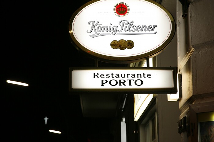 Speisekarte Restaurant Porto in Hamburg