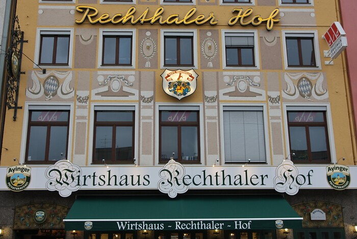 Speisekarte Wirtshaus Rechthaler Hof in München