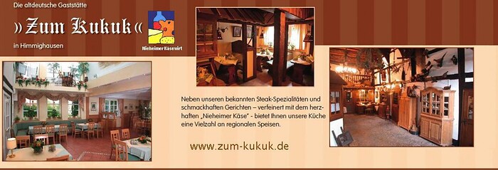 Altdeusche Gaststätte Zum Kukuk in Nieheim