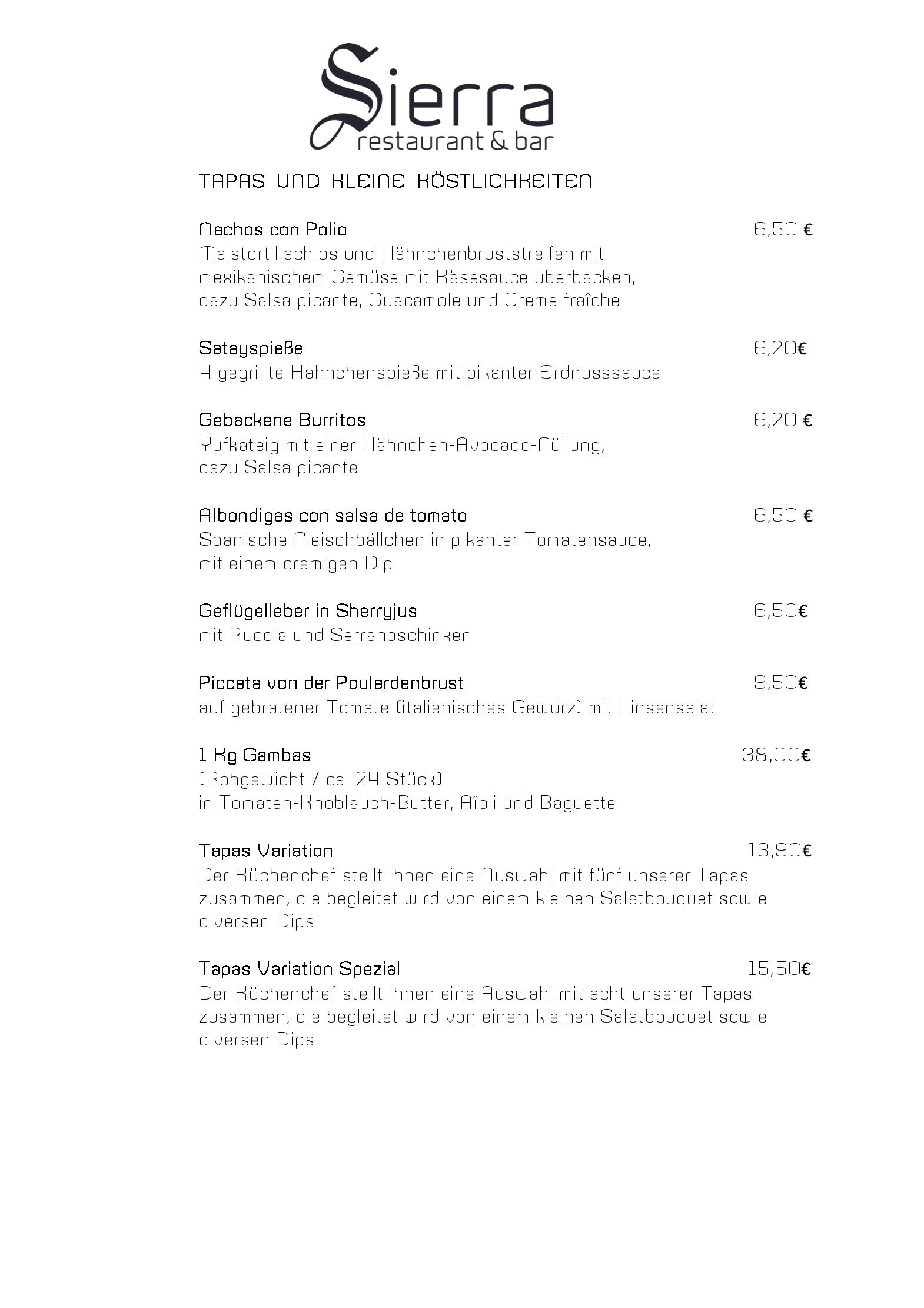 speisekarte-restaurant-sierra-in-oldenburg-oldenburg-deutschlandgourmet