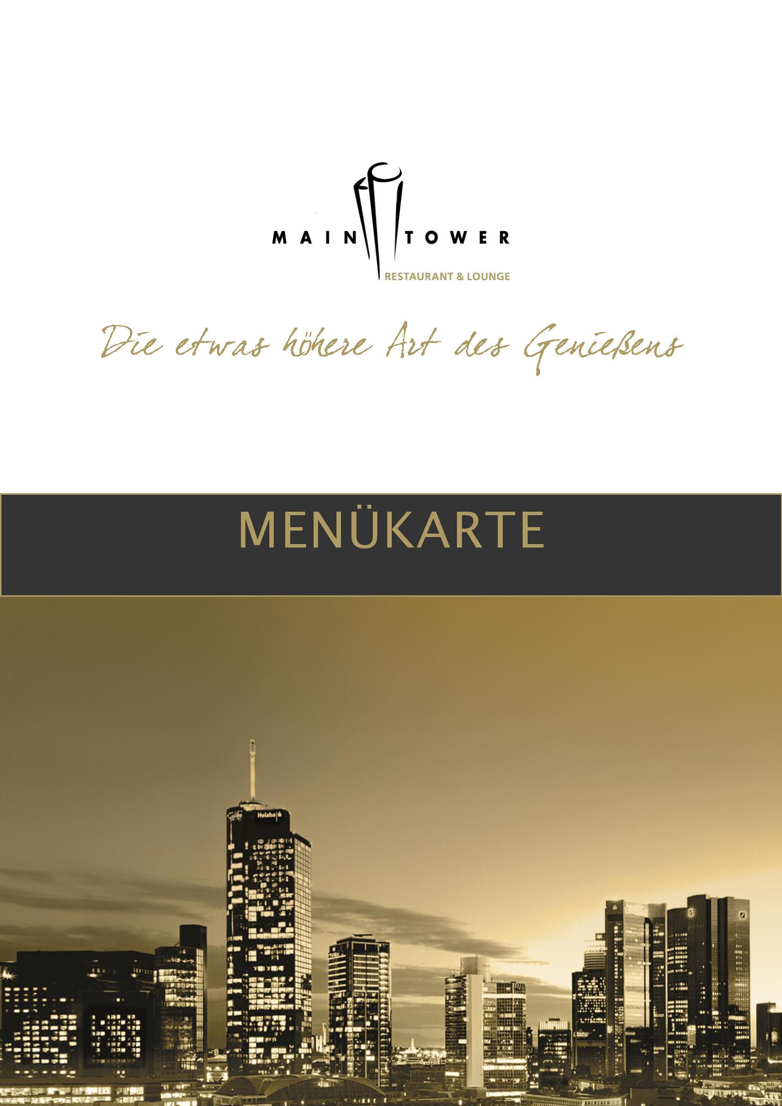 Maintower Restaurant Speisekarte Maintower Restaurant Speisekarte